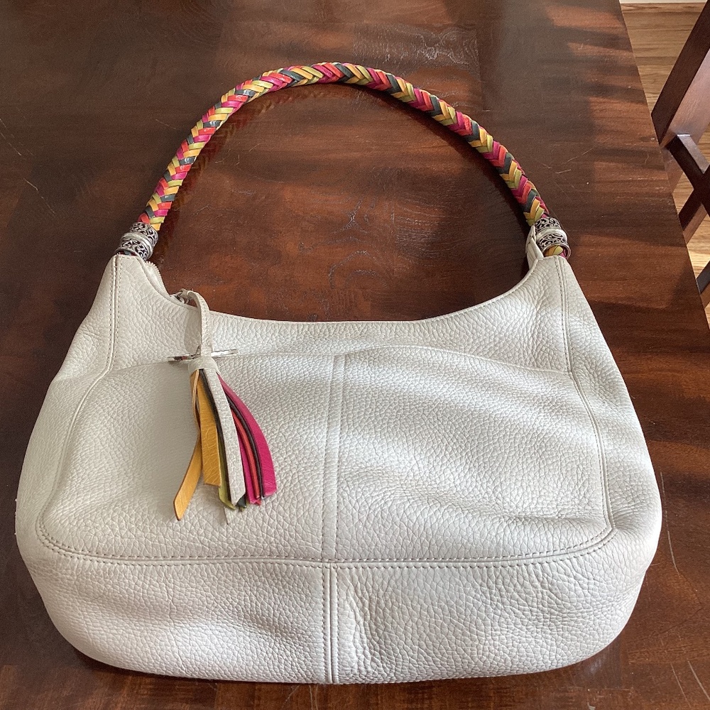 Brighton Cream Leather purse